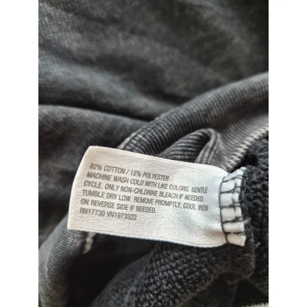 Wild Fable Sweatshirt Womens 2XL Gray Cotton Fleece Lined Crew Neck Ribbed Trim - Picture 7 of 11